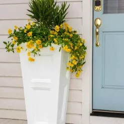 GSC Fairfield Self-Watering Tall Patio Planters, 34” 18 GSC Fairfield Self-Watering Tall Patio Planters, 34” -Plant Supports Shop 8600109 016 tif