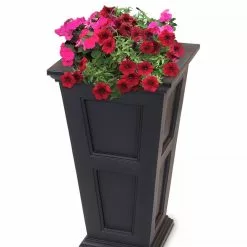 GSC Fairfield Self-Watering Tall Patio Planters, 34” 26 GSC Fairfield Self-Watering Tall Patio Planters, 34” -Plant Supports Shop 8600109 05V tif