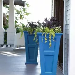 GSC Fairfield Self-Watering Tall Patio Planters, 34”