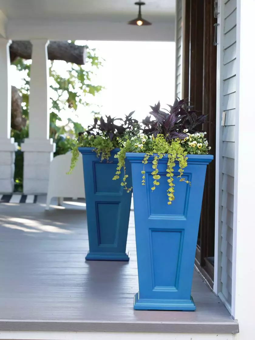 GSC Fairfield Self-Watering Tall Patio Planters, 34” 3 GSC Fairfield Self-Watering Tall Patio Planters, 34”