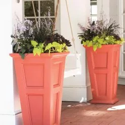 GSC Fairfield Self-Watering Tall Patio Planters, 34” 20 GSC Fairfield Self-Watering Tall Patio Planters, 34” -Plant Supports Shop 8600109 19748 tif