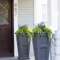 GSC Fairfield Self-Watering Tall Patio Planters, 34” 23 GSC Fairfield Self-Watering Tall Patio Planters, 34” -Plant Supports Shop 8600109 8453 tif