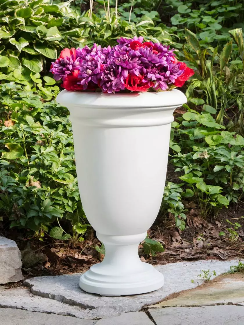 GSC Ellington Self-Watering Urn Planter, 24" 3 GSC Ellington Self-Watering Urn Planter, 24"