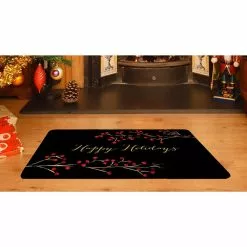 GSC FoFlor Happy Holidays Mat, 23" X 36"