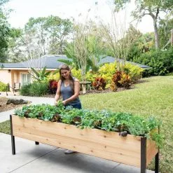 GSC Self-Watering Elevated Planter Box, 2' X 8'
