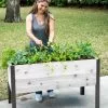 GSC Self-Watering Eco-Stained Elevated Planter Box, 2' X 4' -Plant Supports Shop 8608961 5040 tif