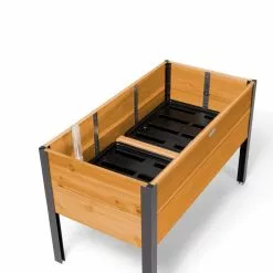 GSC Self-Watering Eco-Stained Elevated Planter Box, 2' X 4' -Plant Supports Shop 8608963 6286 tif