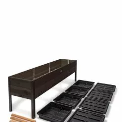 GSC Self-Watering Eco-Stained Elevated Planter Box, 2' X 8' 33 GSC Self-Watering Eco-Stained Elevated Planter Box, 2' X 8' -Plant Supports Shop 8608967 4297 tif