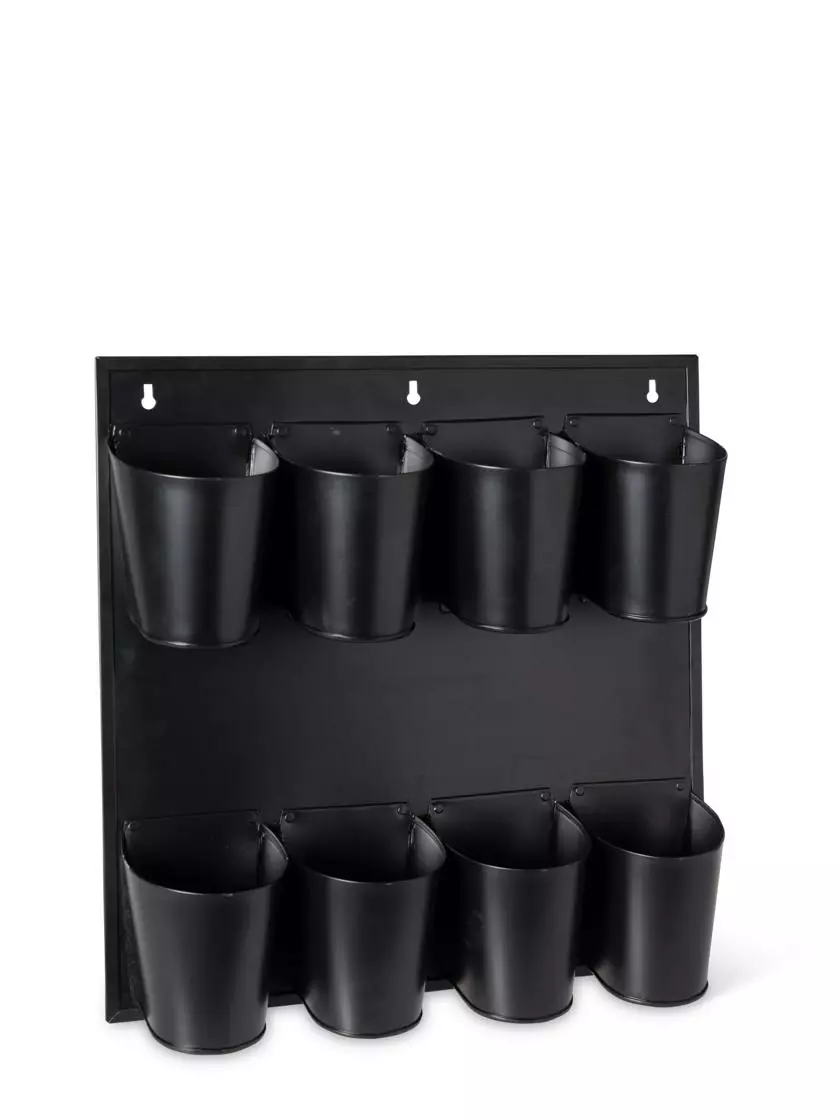 GSC 8 Pot Metal Wall Planter 4 GSC 8 Pot Metal Wall Planter - Image 2