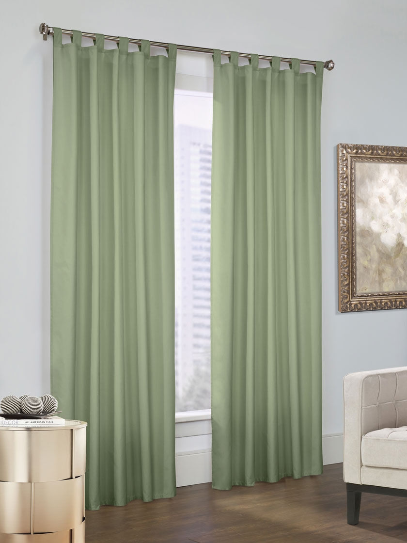 GSC Prescot Tab Top Insulated Curtain Panels 80" X 63", Set Of 2 7 GSC Prescot Tab Top Insulated Curtain Panels 80" X 63", Set Of 2 - Image 5