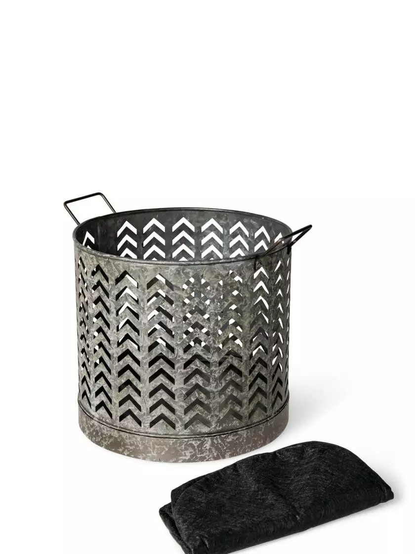 GSC Galvanized Grow Bag Planter 12" 4 GSC Galvanized Grow Bag Planter 12" - Image 2