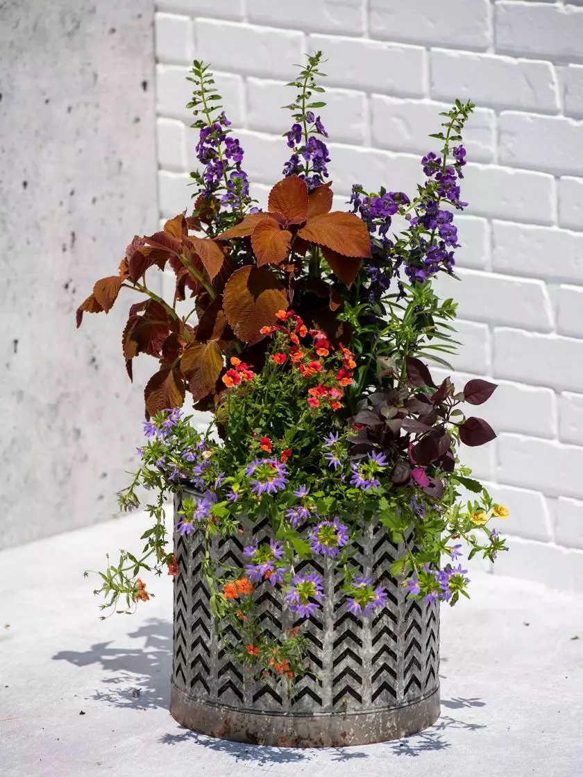 GSC Galvanized Grow Bag Planter 12" 3 GSC Galvanized Grow Bag Planter 12"