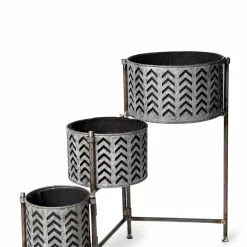 GSC Galvanized Grow Bag Triple Planters With Stand -Plant Supports Shop 8609180 4812 tif