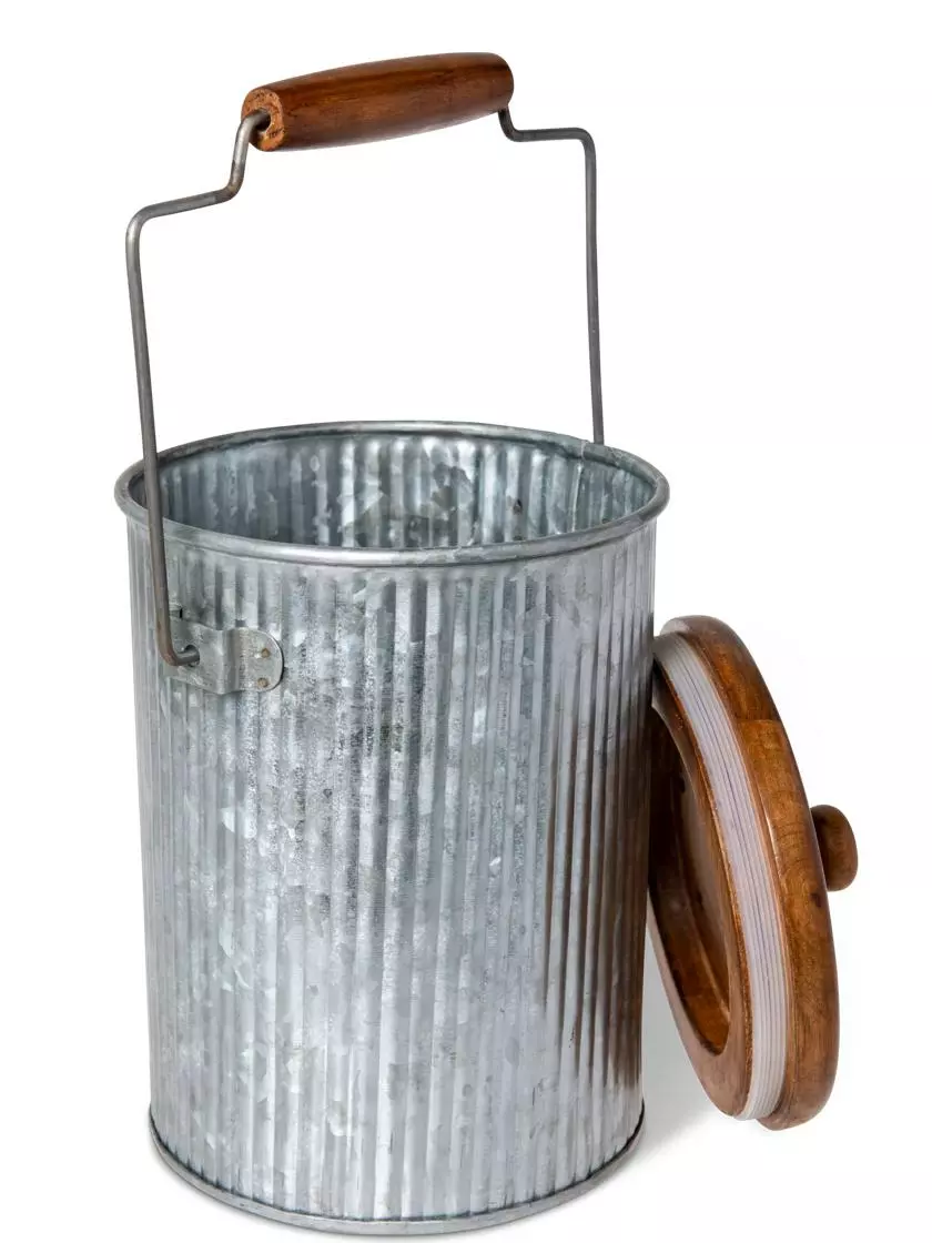 GSC Galvanized Compost Pail 4 GSC Galvanized Compost Pail - Image 2