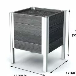 GSC Vita Urbana Raised Planter Box -Plant Supports Shop 8609386 04V jpg