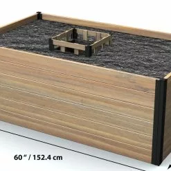 GSC Vita Mezza Keyhole Garden 3’x5’ 5 GSC Vita Mezza Keyhole Garden 3’x5’ -Plant Supports Shop 8609394 02V jpg