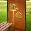 GSC Queen Anne's Lace Corten Steel Screen -Plant Supports Shop 8609526 0515 tif