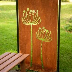 GSC Queen Anne's Lace Corten Steel Screen