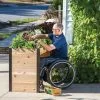GSC Wheelchair Accessible Elevated Garden Bed -Plant Supports Shop 8609874 0375 tif