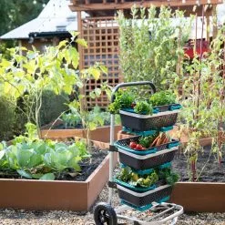 GSC Mod Hod Trolley With Teal Mod Hods -Plant Supports Shop 8610240 0671 tif