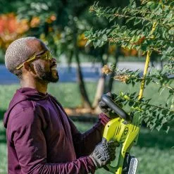 GSC Sun Joe 24V-HT22-LTE 24-Volt ION+ Cordless Hedge Trimmer Kit | 22-Inch | W/ 2.0-Ah Battery And Charger -Plant Supports Shop 8610657 06v