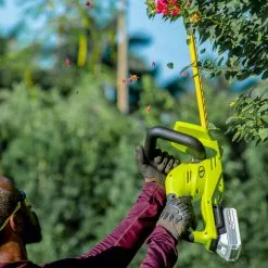 GSC Sun Joe 24V-HT22-LTE 24-Volt ION+ Cordless Hedge Trimmer Kit | 22-Inch | W/ 2.0-Ah Battery And Charger -Plant Supports Shop 8610657 08v