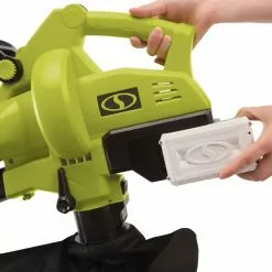 GSC Sun Joe 24V-X2-BVM143 48-Volt ION+ Cordless Blower Vacuum Mulcher Kit -Plant Supports Shop 8610664 04V