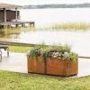 GSC Corten Steel Modular Raised Bed, 2'x4' 2 GSC Corten Steel Modular Raised Bed, 2'x4' -Plant Supports Shop 8610702 0033 tif
