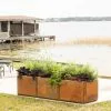 GSC Corten Steel Modular Raised Bed, 2'x6' -Plant Supports Shop 8610703 0023 tif