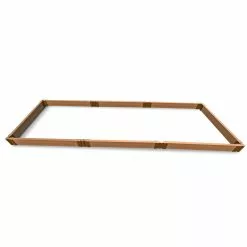GSC Classic Sienna Composite Raised Bed, 5-1/2" High With 2" Boards -Plant Supports Shop 8610832 01v