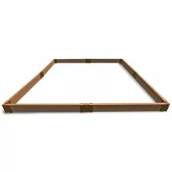 GSC Classic Sienna Composite Raised Bed, 5-1/2" High With 2" Boards -Plant Supports Shop 8610836 01v