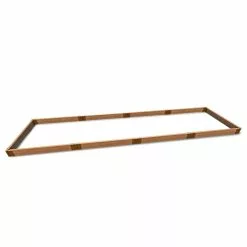GSC Classic Sienna Composite Raised Bed, 5-1/2" High With 2" Boards -Plant Supports Shop 8610837 01v