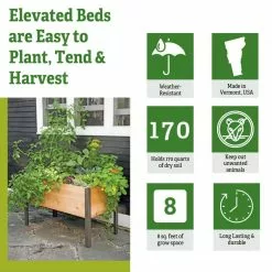 GSC Elevated Planter Box, 2' X 4' -Plant Supports Shop 8610894 5 2