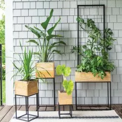 GSC Tartu Elevated Square Planters -Plant Supports Shop 8611007 022