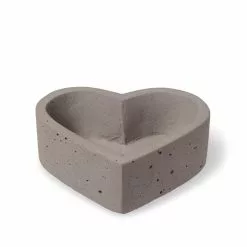 GSC Heart-Shaped Concrete Tabletop Planter -Plant Supports Shop 8611029 0845 tif