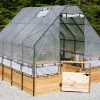 GSC Garden In A Box With Greenhouse, 8' X 8' 1 GSC Garden In A Box With Greenhouse, 8' X 8' -Plant Supports Shop 8611033 01V jpg