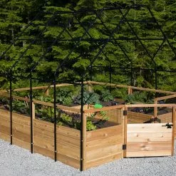 GSC Garden In A Box With Greenhouse, 8' X 8' -Plant Supports Shop 8611033 03V jpg