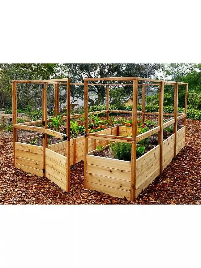 GSC Garden In A Box With Deer Fence, 8' X 16' 4 GSC Garden In A Box With Deer Fence, 8' X 16' - Image 2