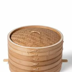 GSC Stackable Bamboo Harvest Storage Basket With Lid 13 GSC Stackable Bamboo Harvest Storage Basket With Lid -Plant Supports Shop 8611038 0771 tif