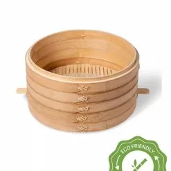 GSC Stackable Bamboo Harvest Storage Basket