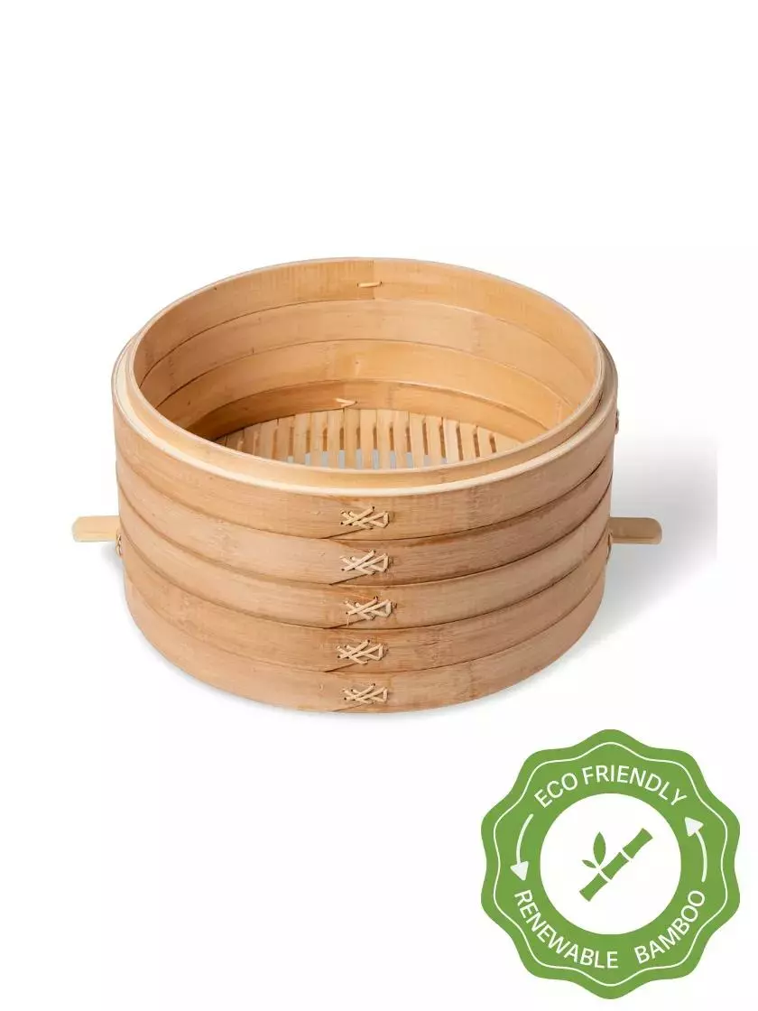 GSC Stackable Bamboo Harvest Storage Basket 3 GSC Stackable Bamboo Harvest Storage Basket