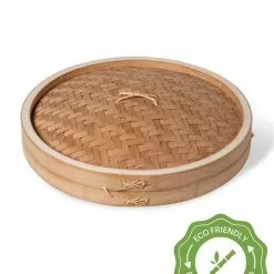 GSC Stackable Bamboo Harvest Storage Basket Lid