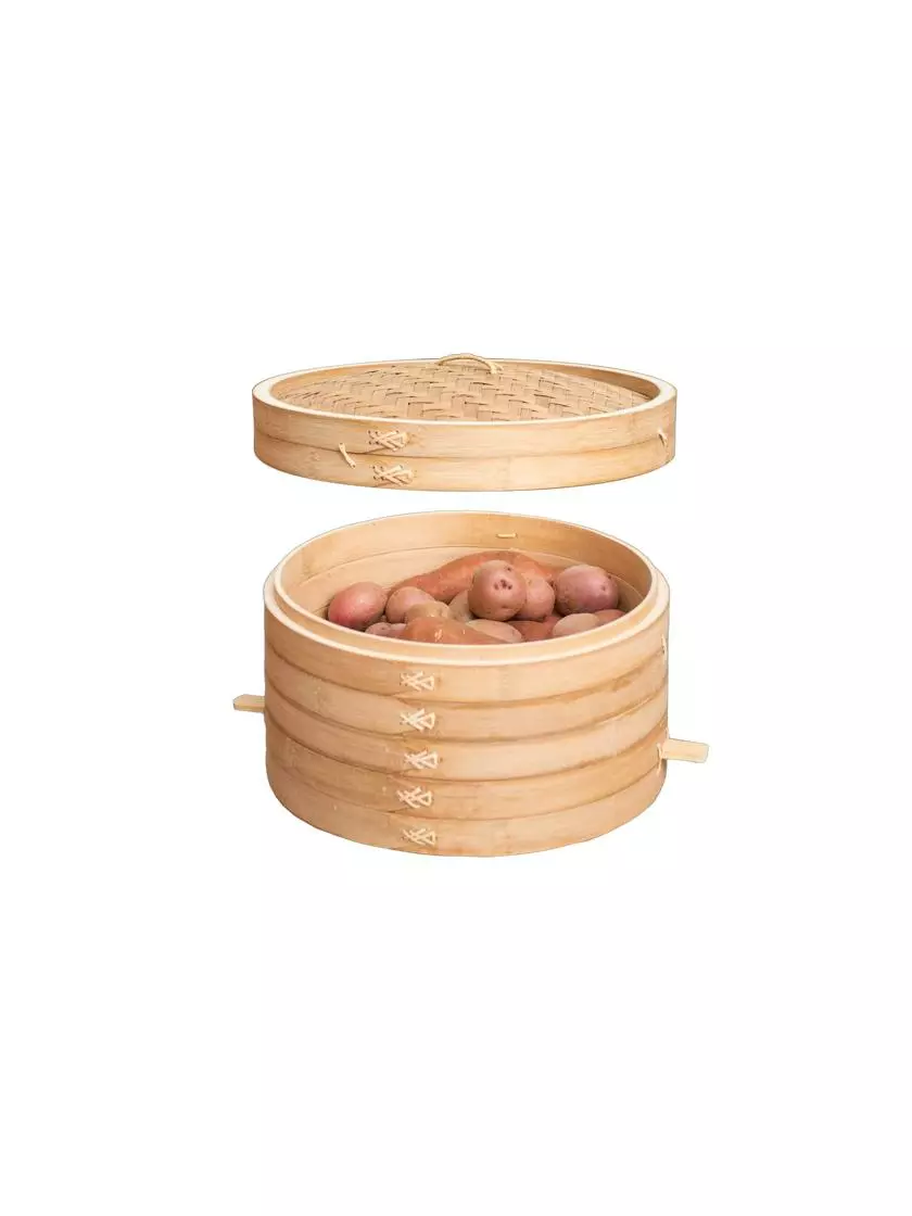 GSC Stackable Bamboo Harvest Storage Basket Lid 6 GSC Stackable Bamboo Harvest Storage Basket Lid - Image 4