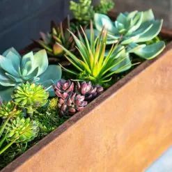 GSC Veradek Metallic Series Corten Steel Window Box Planter, 36" -Plant Supports Shop 8611609 01V tif