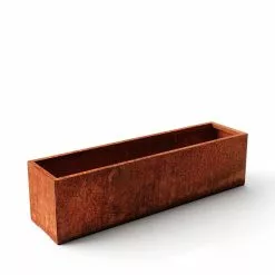 GSC Veradek Metallic Series Corten Steel Window Box Planter, 36" -Plant Supports Shop 8611609 05V tif