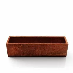 GSC Veradek Metallic Series Corten Steel Window Box Planter, 36" -Plant Supports Shop 8611609 06V tif