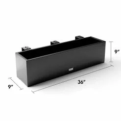 GSC Veradek Metallic Series Railing Planters -Plant Supports Shop 8611610 10v