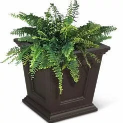 GSC Fairfield Self-Watering Square Planter, 16” X 16” 18 GSC Fairfield Self-Watering Square Planter, 16” X 16” -Plant Supports Shop 8611695 04V tif