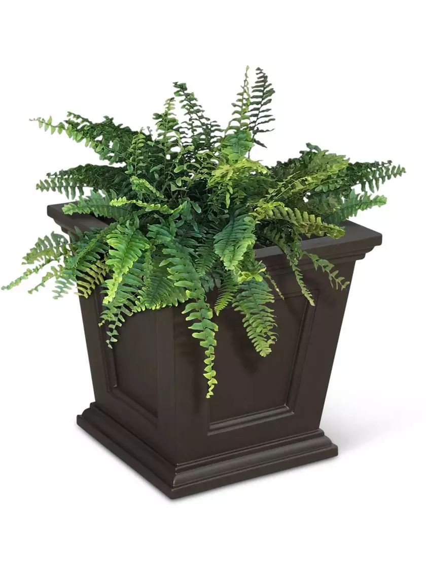 GSC Fairfield Self-Watering Square Planter, 16” X 16” 8 GSC Fairfield Self-Watering Square Planter, 16” X 16” - Image 6