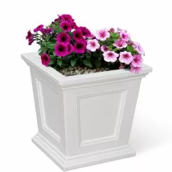 GSC Fairfield Self-Watering Square Planter, 16” X 16” 21 GSC Fairfield Self-Watering Square Planter, 16” X 16” -Plant Supports Shop 8611695 16V tif